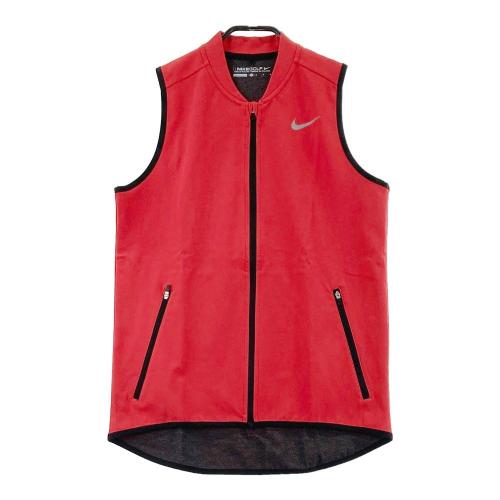 NIKE GOLF ナイキゴルフ ロング ジップ ベスト レッド系 サイズ：M