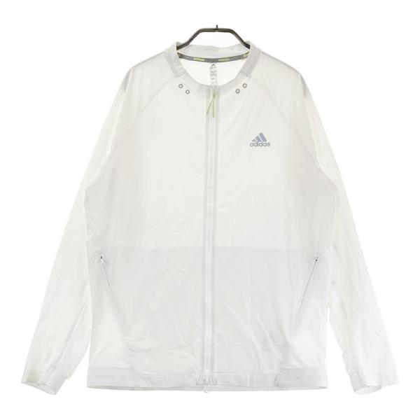 ADIDAS GOLF アディダスゴルフ HB3648 長袖 ジップジャケット ホワイト系 O [240101203097] ゴルフウェア メンズ ADIDAS GOLF アディダスゴルフ HB3648 ジップジャケット