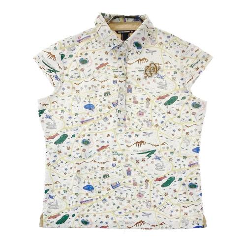ZOY ゾーイ 半袖ポロシャツ ホワイト系 サイズ：40 ランク：A
