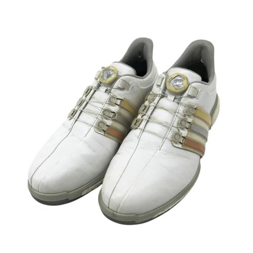 ADIDAS GOLF アディダスゴルフ 816219 ゴルフシューズ PURE  ホワイト系 25.5 [240101430666] ゴルフウェア メンズ ストスト ADIDAS GOLF アディダスゴルフ 816219 ゴルフシューズ PURE