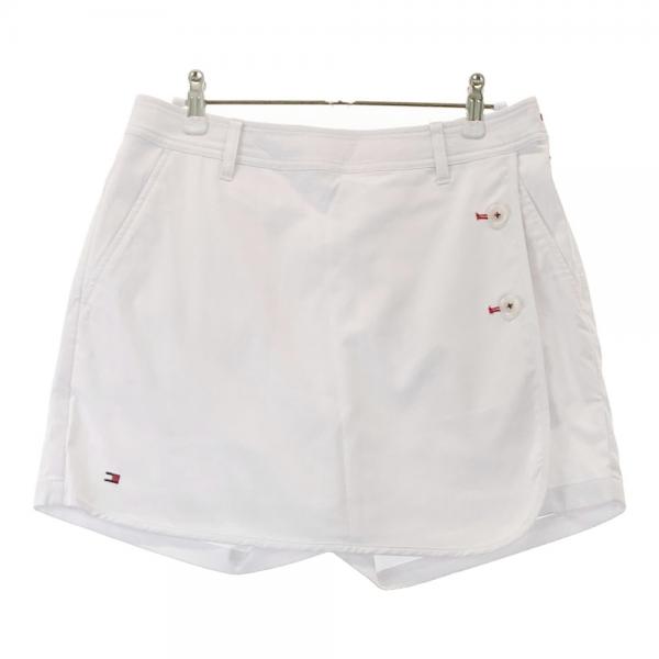 TOMMY HILFIGER GOLF キュロットスカート ロゴテープ グレーS