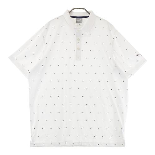 SRIXON by DESCENTE　ゴルフ　半袖ポロシャツ　メンズLL【美品】 SRIXON 【超美品】スリクソンbyデサント 半袖ポロシャツ ブルー