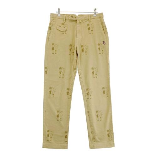 パーリーゲイツ 00/SS ロングパンツ ベージュ バックロゴ ワニ柄