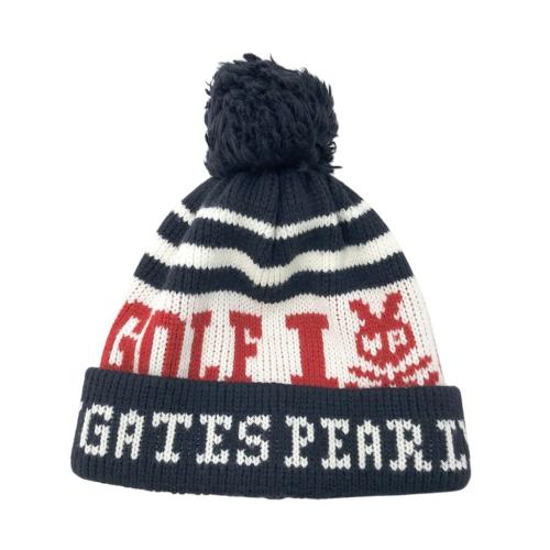 パーリーゲイツ　ニコちゃん　ニット　セーター　0サイズ　ネイビー定価¥37400 1-240101412819-m-01-pl.jpg