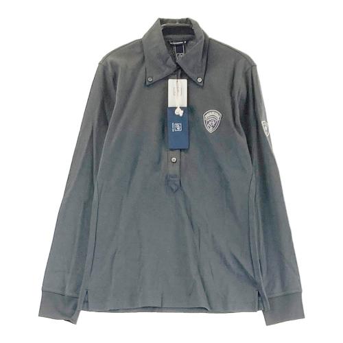 サイズ：40 ZOY ゾーイ 071604010 長袖ポロシャツ  グレー系 [240101416515] ゴルフウェア レディース ストスト ZOY ゾーイ 071604010 長袖ポロシャツ グレー系 サイズ：40