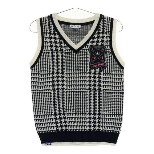 FILA ゴルフテニスケーブル編みベスト グレーレディースMサイズ 【公式