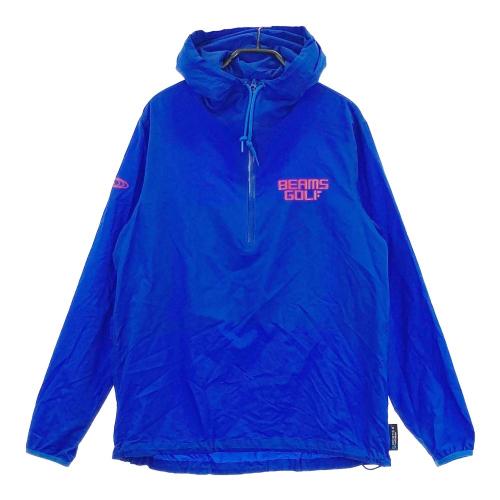 サイズ：L BEAMS GOLF ビームスゴルフ  起毛 ハイネック 半袖Tシャツ  ブルー系 [240101469978] ゴルフウェア メンズ ストスト BEAMS GOLF ビームスゴルフ ハイネック 半袖Tシャツ ネイビー系