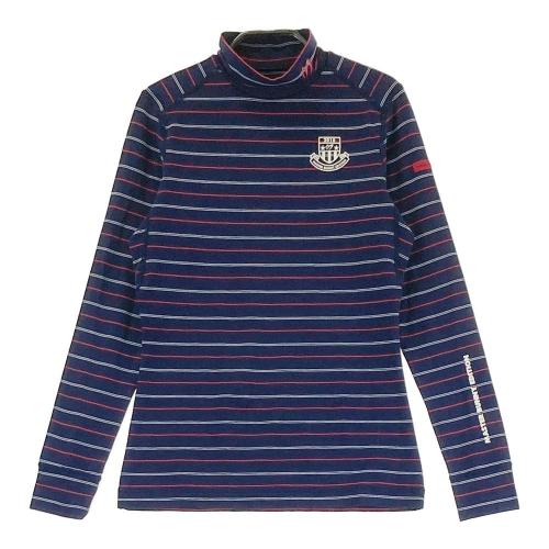 マスターバニーエディション 長袖モックネックシャツ レディース 0/S ネイビー マスターバニーエディション 長袖モックネックシャツ レディース