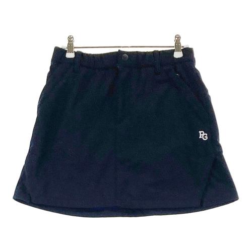 パーリーゲイツ スカート 裏起毛 スカート ネイビー ザウルス 総柄 サイズ1 パーリーゲイツ スカート 裏起毛 スカート ネイビー ザウルス 総