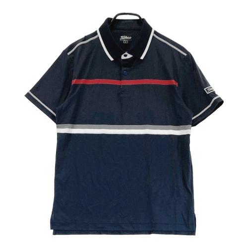 サイズ：M TITLEIST タイトリスト ×Mercedes Benz 半袖ポロシャツ  レッド系 [240101426030] ゴルフウェア メンズ ストスト サイズ：M TITLEIST タイトリスト ×Mercedes Benz 半袖