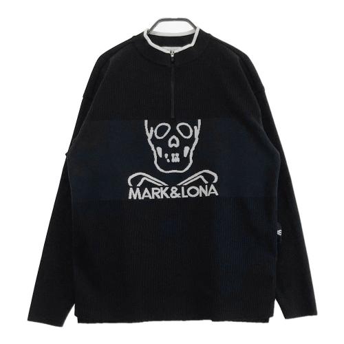 MARK&LONA マークアンドロナ　近年モデル　総柄　ポロシャツ　メンズ　ロゴ MARK&LONA マークアンドロナ ポロシャツ 総柄 メンズ ゴルフ