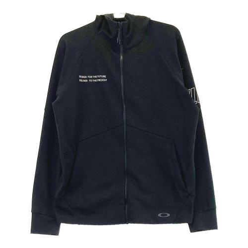 オークリー★中綿 ジップアップ パーカー 裏起毛 ブラック カモ柄 XLサイズ OAKLEY オークリー 434293JP ジップパーカー 迷彩 カモフラ柄