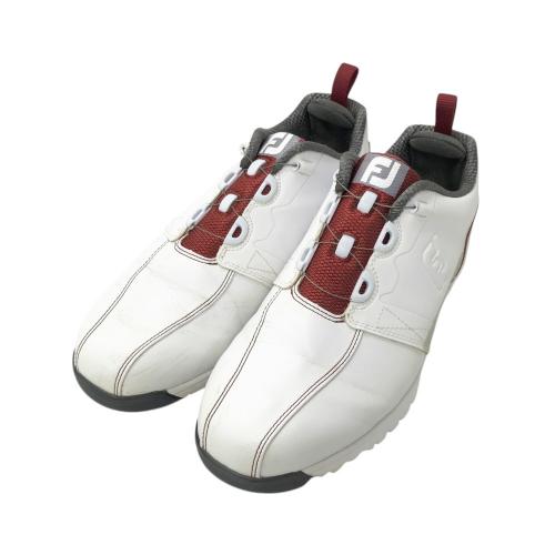 【新品・未使用】フットジョイ　ゴルフシューズ　ホワイト　23cm フットジョイ ゴルフシューズ スーパーライト XP スパイクレス