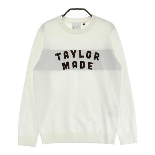 サイズ：S TAYLOR MADE テーラーメイド 2024年 ニット セーター  ホワイト系 [240101363930] ゴルフウェア レディース ストスト TAYLOR MADE テーラーメイド 2024年 ニット セーター ホワイト系