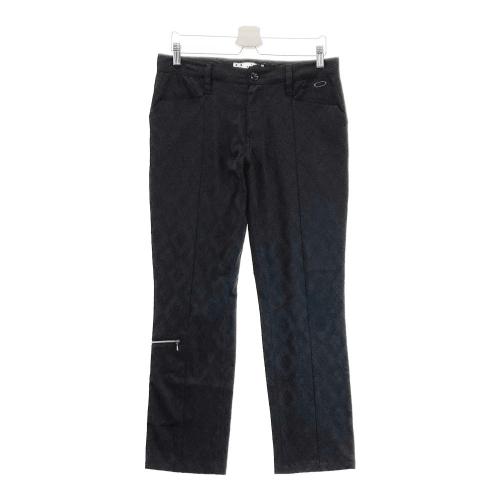 OAKLEY オークリー パンツ スカル刺繍 アーガイル柄 ブラック系 サイズ