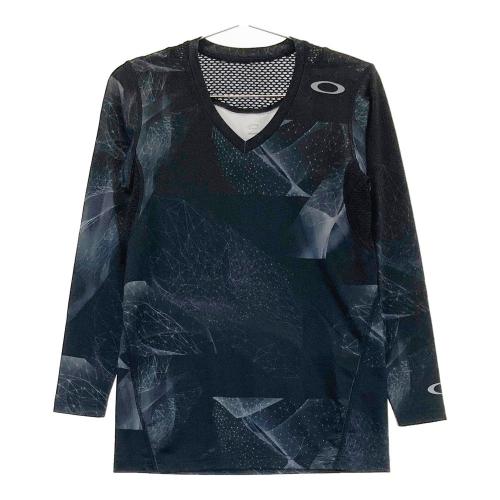 美品　オークリー OAKLEY メンズ ゴルフ 長袖ジップトレーナー　黒 オークリー（OAKLEY）（メンズ）ゴルフウェア アウター 軽量
