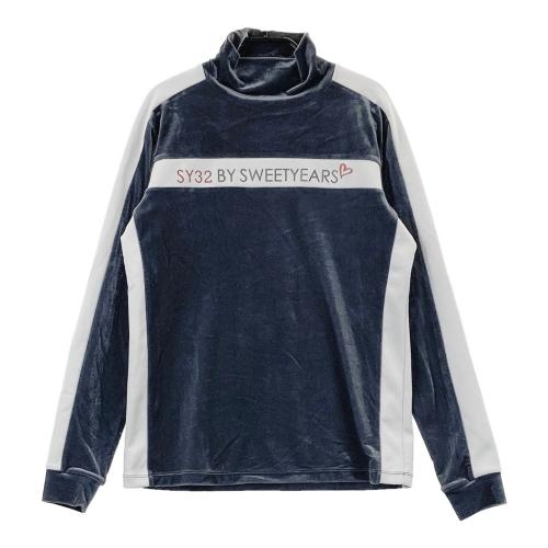 サイズ：L SY32 BY SWEET YEARS GOLF エスワイサーティトゥ 2022年モデル ハイネック 長袖Tシャツ  ブラック系 [240101346629] ゴルフウェア メンズ ストスト SY32 BY SWEET YEARS GOLF エスワイサーティトゥ 2022年モデル