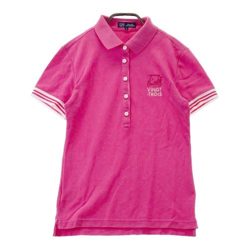 サイズ：L 23区GOLF ニジュウサンクゴルフ  半袖ポロシャツ 総柄 レッド系 [240101428944] ゴルフウェア メンズ ストスト 楽天市場】23区GOLF ニジュウサンクゴルフ 半袖ポロシャツ 総柄