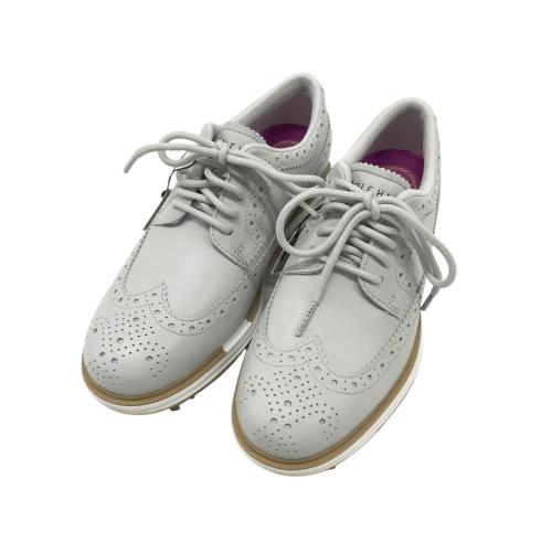COLE HAAN GOLF コールハーンゴルフ W23091 ゴルフシューズ 牛革  ホワイト系 7 1/2 [240101481898] ゴルフウェア レディース ストスト COLE HAAN GOLF コールハーンゴルフ W23091 ゴルフシューズ 牛革