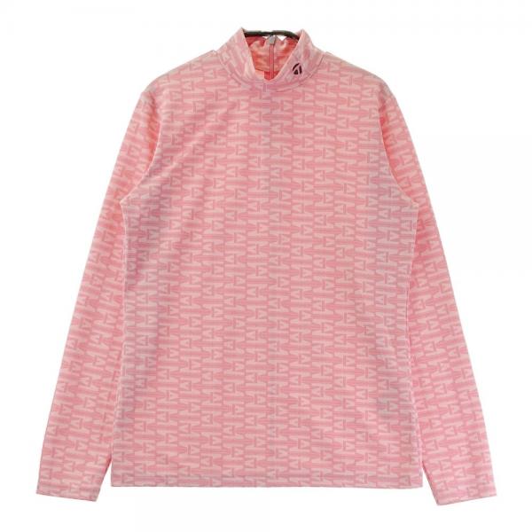 TAYLOR MADE テーラーメイド 長袖ハイネックTシャツ 総柄 ピンク