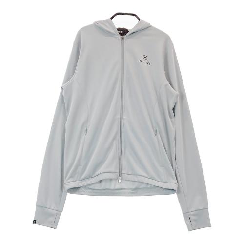 PING ピン フード付き ジップジャケット グレー系 サイズ：M ランク：A