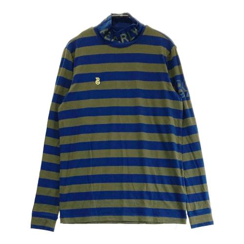 PEARLY GATES パーリーゲイツ ハイネック長袖Tシャツ ボーダー柄