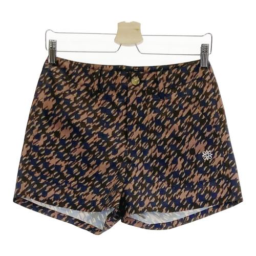 ST ANDREWS セントアンドリュース インナー付スカート 総柄 ブラウン系