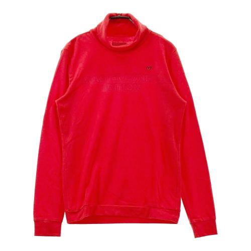 サイズ：4 MASTER BUNNY EDITION マスターバニーエディション  起毛 タートルネック 長袖Tシャツ  グレー系 [240101474319] ゴルフウェア メンズ ストスト MASTER BUNNY EDITION マスターバニーエディション 起毛