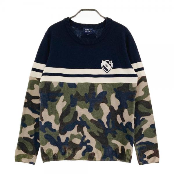 PEARLY GATES パーリーゲイツ ニットセーター カモフラ 迷彩柄