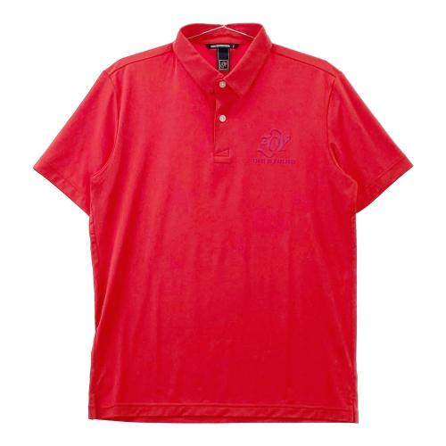 ZOY ゾーイ コットン混 ストレッチパンツ 千鳥 総柄 レッド系