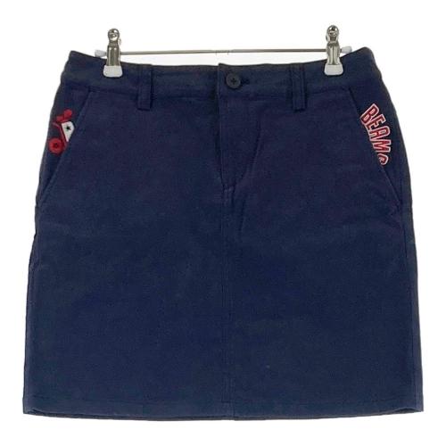 BEAMS GOLF ビームスゴルフ ニットベスト 総柄 ネイビー系