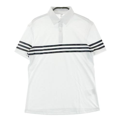 ほぼ新品.未使用品　adidasゴルフ　ホワイト ポロシャツ Mサイズ サイズ：M ADIDAS GOLF アディダスゴルフ 2024年モデル 半袖