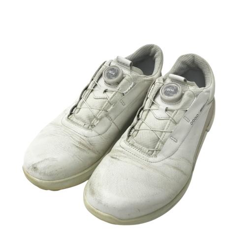 【新品、未使用】ECCO エコー　ゴルフシューズ 41 ホワイト26.0㌢ ecco エコー スパイクレスシューズ ホワイト系 サイズ：41