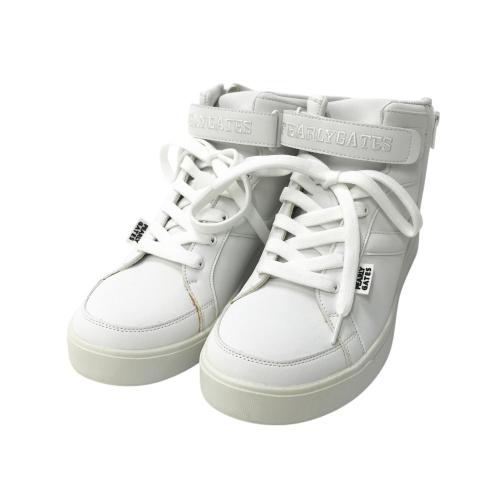 【新品】 パーリーゲイツ ミドルカット ゴルフシューズ ネイビー 24cm PEARLY GATES 【PREMIUM CHOICE】パーリーゲイツ NEW STANDARD