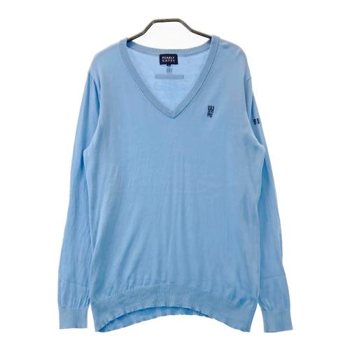 PEARLY GATES 青 セーター サイズ1 美品 PEARLY GATES(パーリーゲイツ) ニット｜中古ゴルフウェア通販