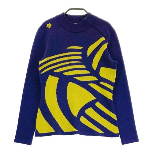 DESCENTE GOLF デサントゴルフ ハーフジップ ニット セーター ホワイト