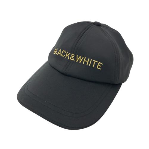 ブラック＆ホワイト Black ＆ White　ゴルフキャップ　未使用 Black＆White（ブラック&ホワイト） Black＆White WHITE Line キャップ
