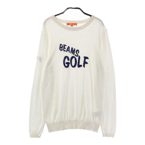 BEAMS GOLF ビームスゴルフ ニットセーター ホワイト系 サイズ：L