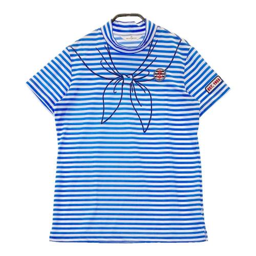 サイズ：L MUNSING WEAR マンシングウェア  モックネック 半袖Tシャツ  ホワイト系 [240101493041] ゴルフウェア メンズ ストスト マンシング（MUNSING）（メンズ）ゴルフウェア ペンギン バイ
