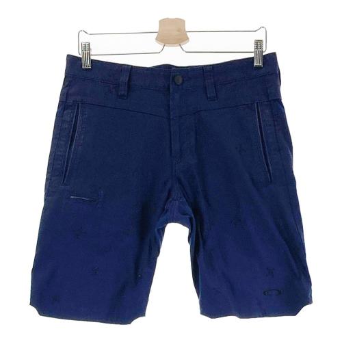 Oakley - OAKLEY オークリー 30/M ミドルパンツ ハーフパンツ ネイビー ゴルフ OAKLEY オークリー ハーフパンツ ロゴ刺繍 ネイビー 30インチ