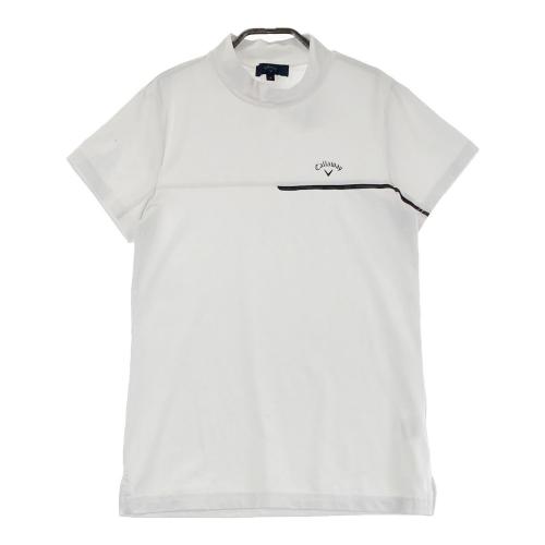 サイズ：LL CALLAWAY キャロウェイ  ハイネック 半袖Tシャツ  ホワイト系 [240101484727] ゴルフウェア メンズ ストスト CALLAWAY キャロウェイ ハイネック 半袖Tシャツ ホワイト系 L