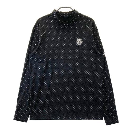FILA GOLF フィラゴルフ ハイネック 長袖Tシャツ ドット柄