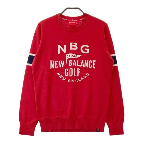 ニューバランスゴルフ ウール混 ニット 裏地付 ネイビー サイズ5 NEW BALANCE GOLF(ニューバランスゴルフ) ニット｜中古ゴルフ