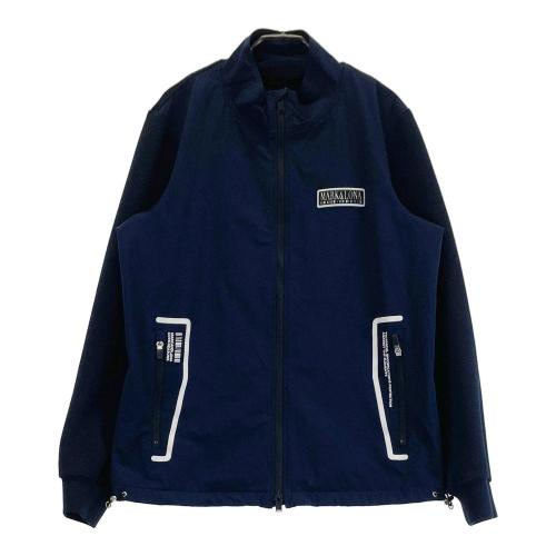 MARK&LONA マークアンドロナ 切替ジップジャケット ネイビー系