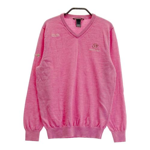 サイズ：38 ZOY ゾーイ  Vネック ニットセーター  ブルー系 [240101426661] ゴルフウェア レディース ストスト ZOY ゾーイ Vネック ニットセーター ブルー系 サイズ：M ランク