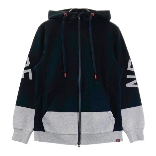 サイズ：2 NEW BALANCE GOLF ニューバランス  ジップパーカー ビックロゴ  ブラック系 [240101380999] ゴルフウェア レディース ストスト NEW BALANCE GOLF ニューバランス ジップパーカー ビックロゴ