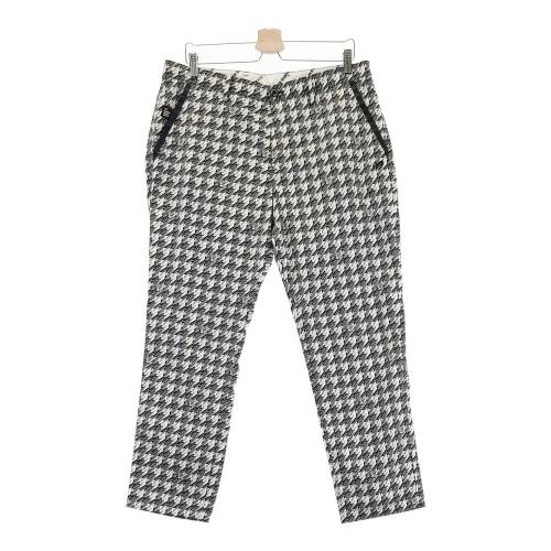 サイズ：4 MASTER BUNNY EDITION マスターバニーエディション 2023年モデル ストレッチパンツ 千鳥柄 グレー系 [240101438596] ゴルフウェア メンズ ストスト MASTER BUNNY EDITION マスターバニーエディション 2023年モデル