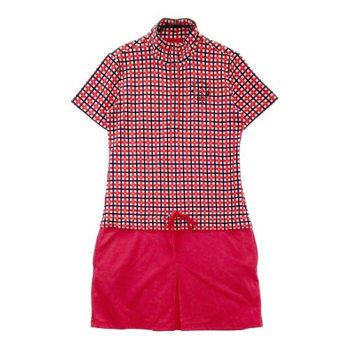 PEARLYGATES　半袖ワンピース　ポロシャツ　ゴルフウェア　レディース1 PEARLYGATES 半袖ワンピース ポロシャツ ゴルフウェア レディース1