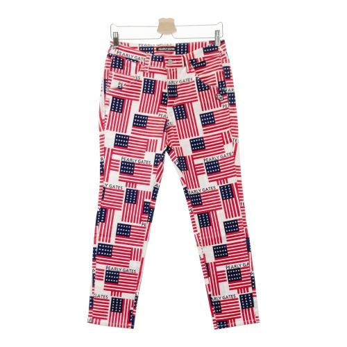 PEARLY GATES パーリーゲイツ 055-0231024 ストレッチパンツ 星条旗柄