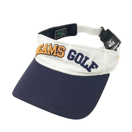 割引 ×NEW ビームスゴルフ GOLF BEAMS ERA ホワイト系 サンバイザー メンズウェア